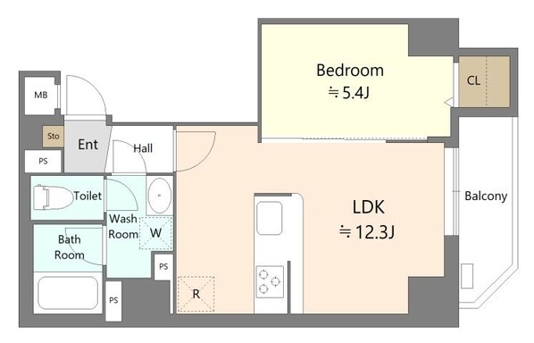 Alivis本郷三丁目の物件間取画像